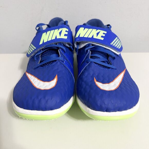 Nike Air Zoom High Jump Elite “Racer Blue Lime” Men’s Size 6 Track Spikes - Picture 3 of 9
